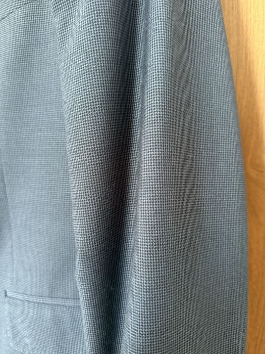 Costum LAVARD albastru – lână 60% – sacou + pantaloni – M (170/100/88) elegant