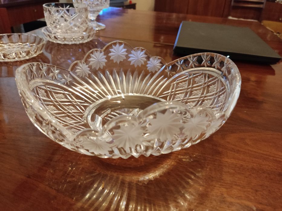 Хрустальная ваза, состояние -идеальное