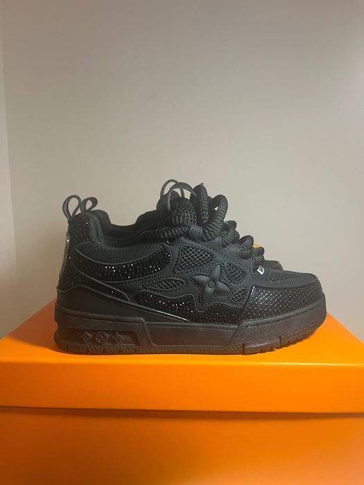 Lv skate black swarovski