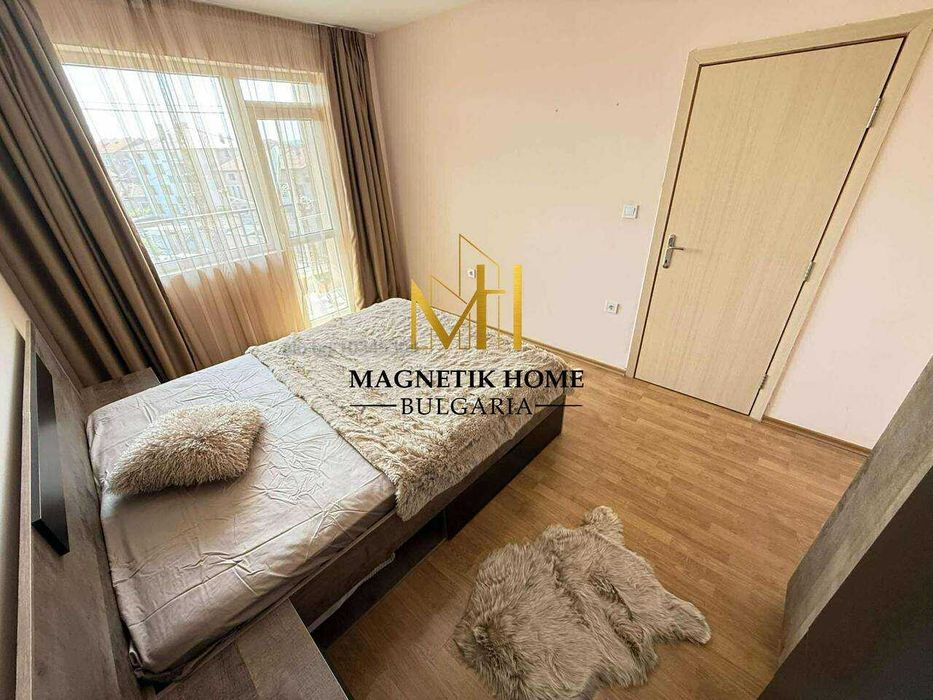 Дава се под наем Двустаен апартамент в Бургас, Меден рудник - зона В - 62 кв.м за 306 € - Снимка #1