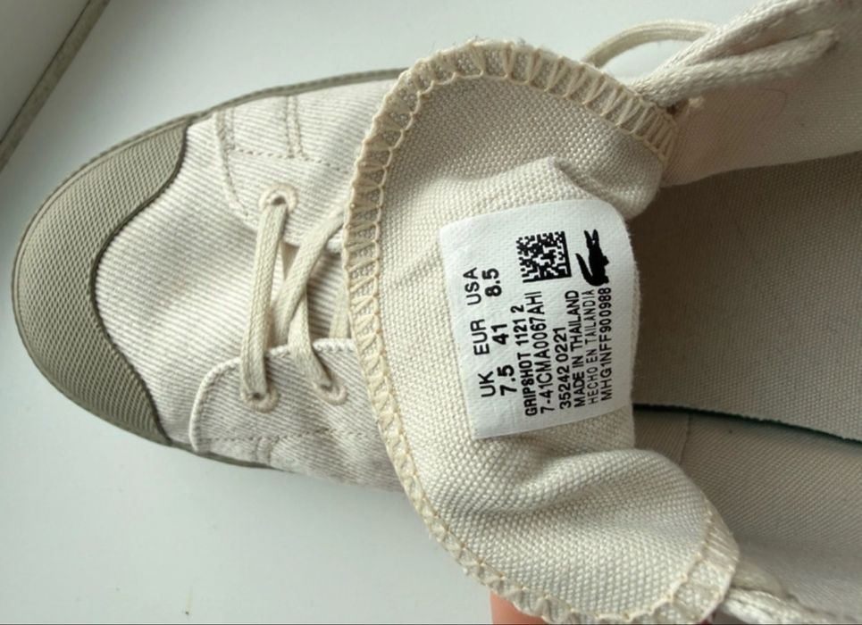 Новые кроссовки кеды lacoste