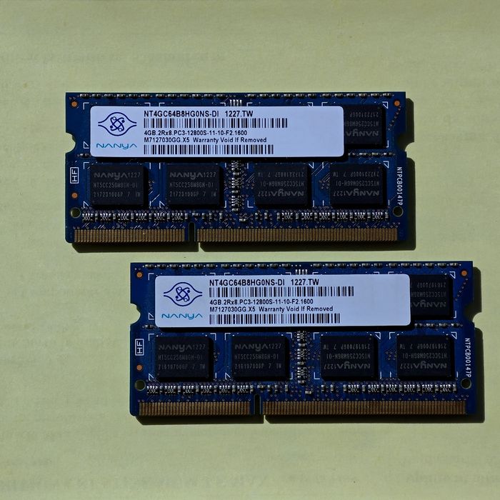 Memorie RAM sodimm NANYA DDR3 8GB (2 x 4GB) 1600Mhz