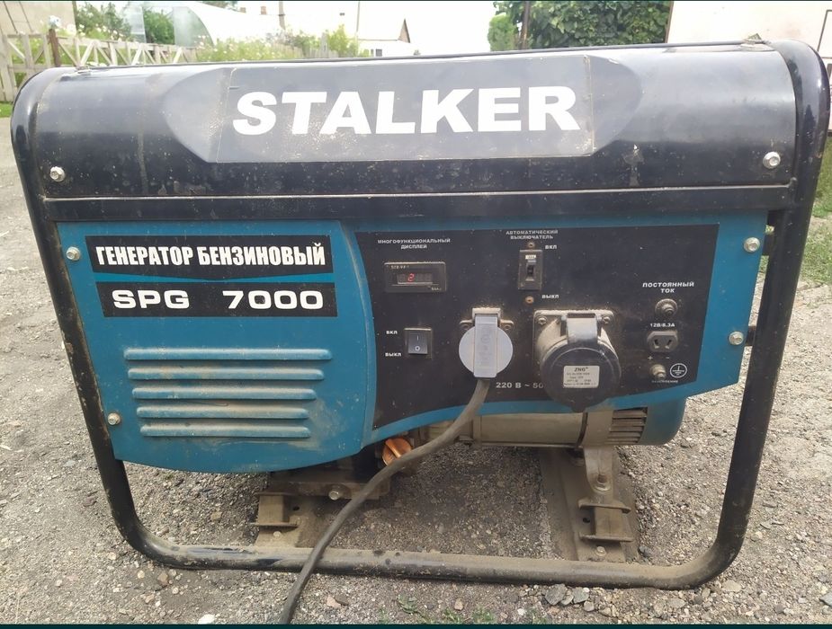 Бензиновый генератор 5квт stalker spg 7000