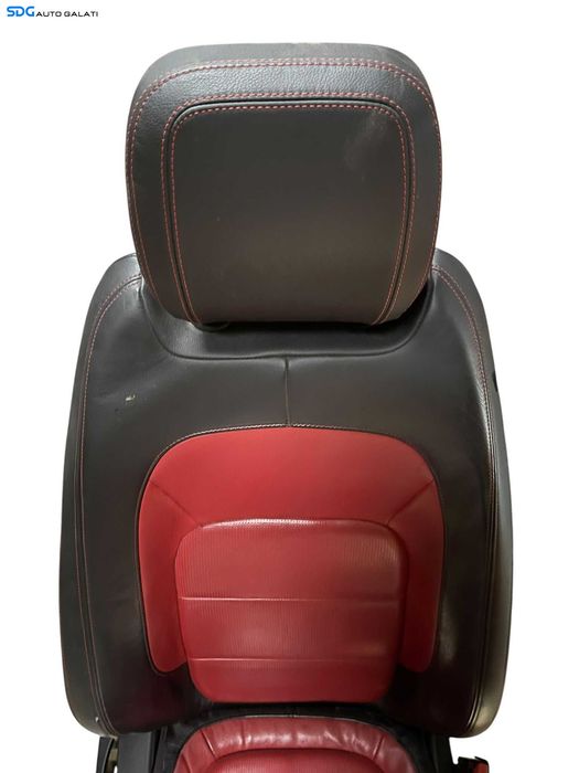 Scaun Dreapta Fata Pasager Piele Rosu Negru Jaguar XF X260 2015 - 2024 [B4765]