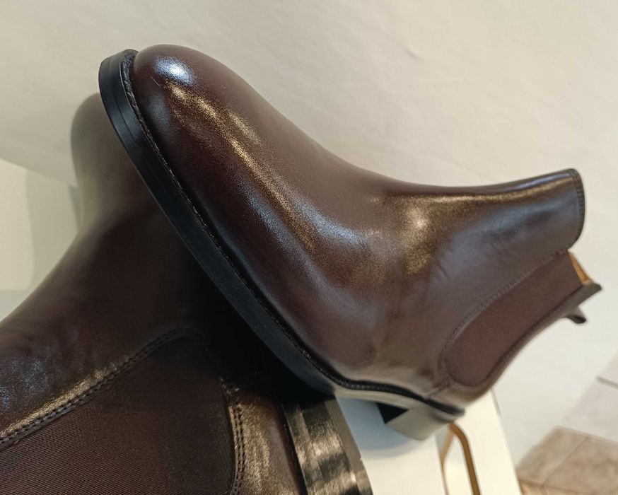 Ghete chelsea de lux plain toe La Maison Du Ch. NOI piele naturala