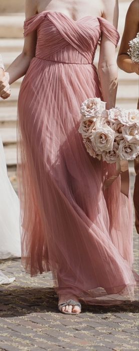 Rochie roz pudra eveniment, S, Asos