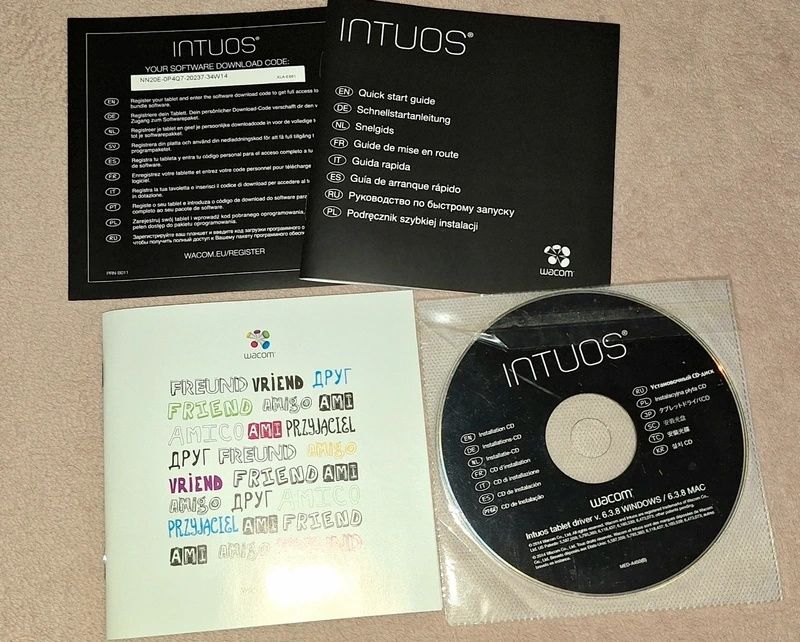 Wacom Intuos CTL 480 Tableta Grafica-Set complet!