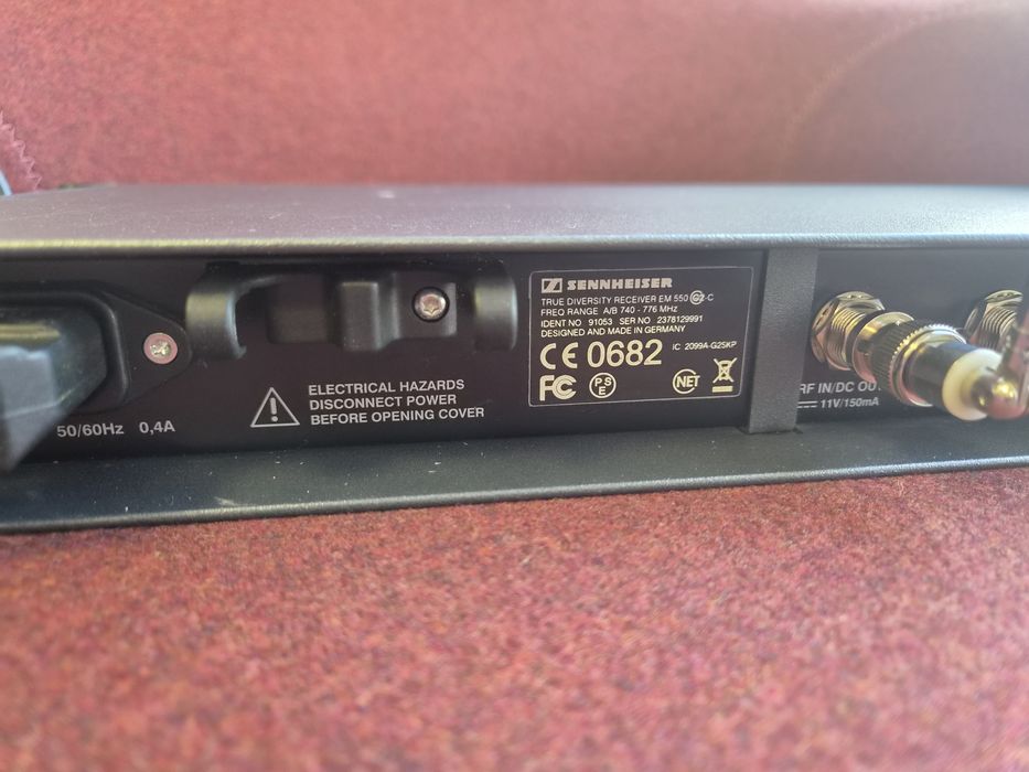 Sennheiser EW 550  receiver dublu