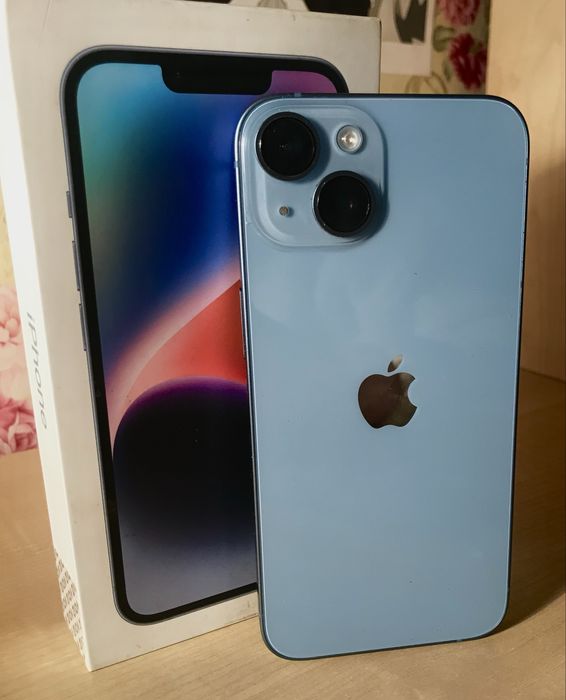 Продам iPhone 14 Plus в цвете “Голубой” – Отличное состояния