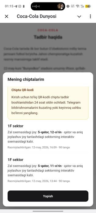 ikkita bilet sotiladi