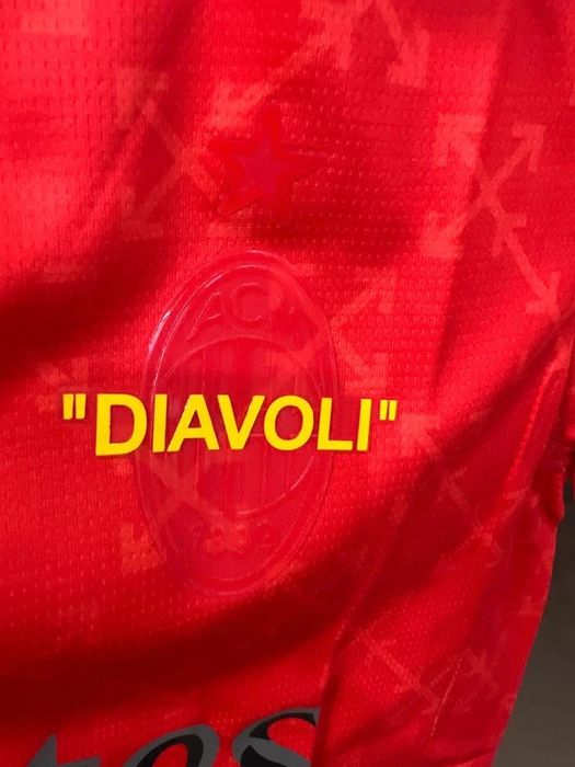 Tricou Ac Milan Puma x OffWhite nou S M L Xl