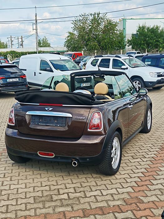 MINI Cooper Cabrio R57 | 1.6 Benzină | 122 CP | Chili Pack | Piele | Xenon | Încălzire Scaune | Motor 90.000 km |