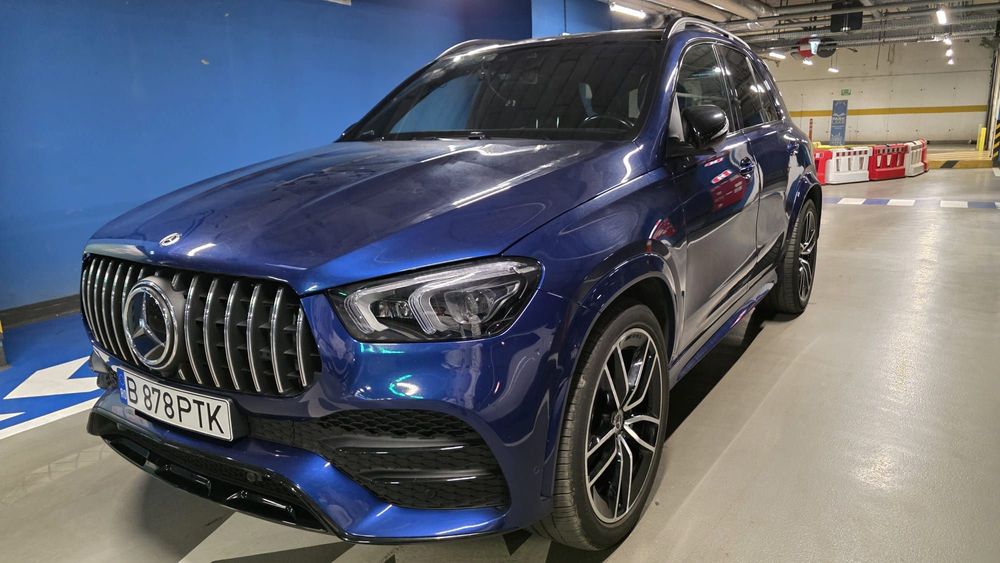 Mercedes-Benz GLE Hybrid 01, Burmester, suspensie, pano, 360, 7 locuri, roti vara-iarna