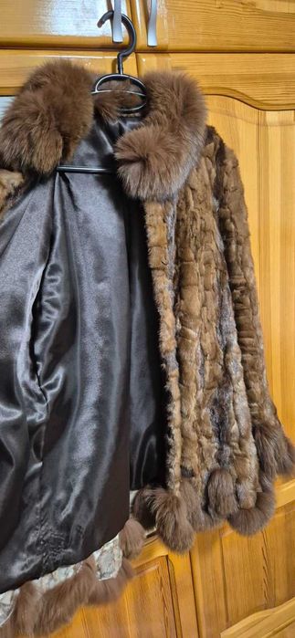 Палто естествена кожа