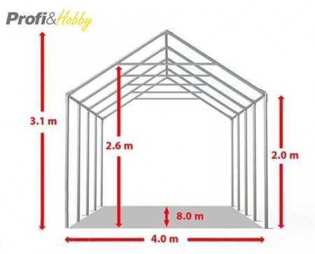 ШАТРА 4х8 огнеустойчива и 100% водоустойчива