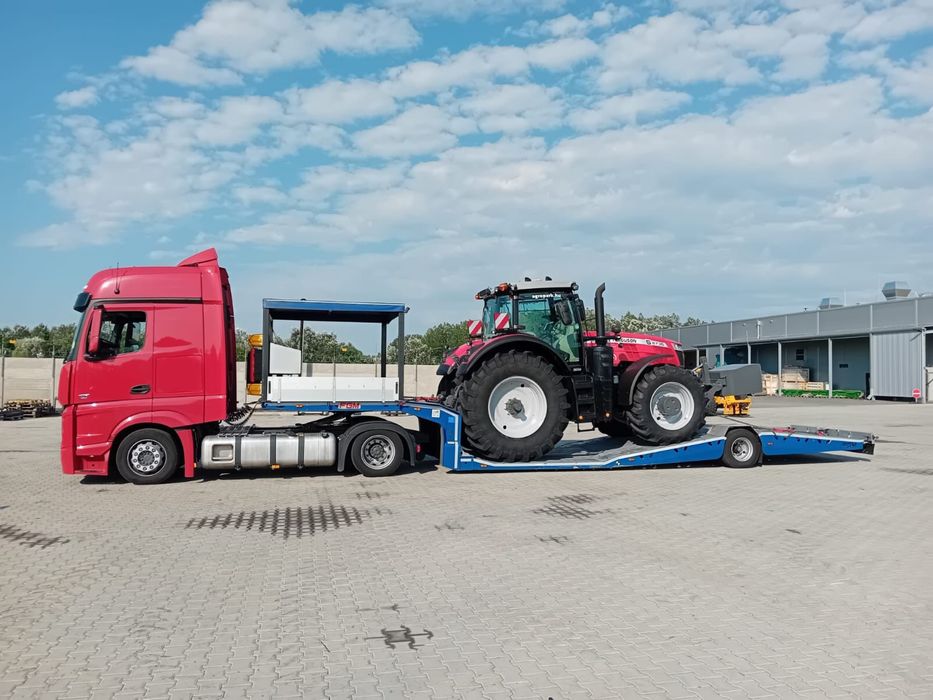 Inchiriem trailer pentru transport cap tractor si utilaje