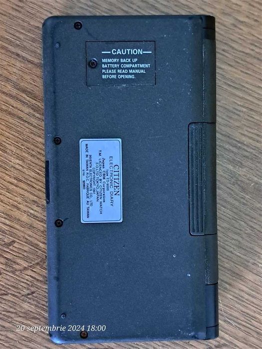 Agenda electronica vitange CITIZEN_mini PC