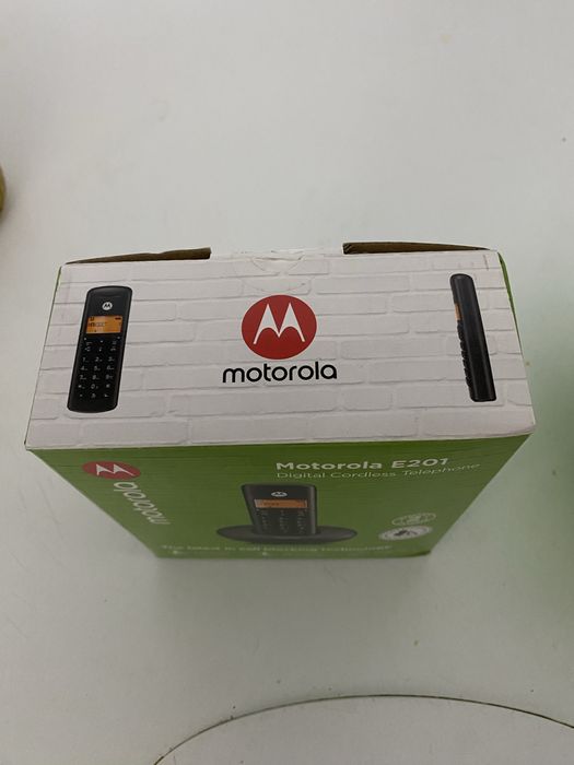 Telefon fix fără fir Motorola E201 Digital Nou la cutie