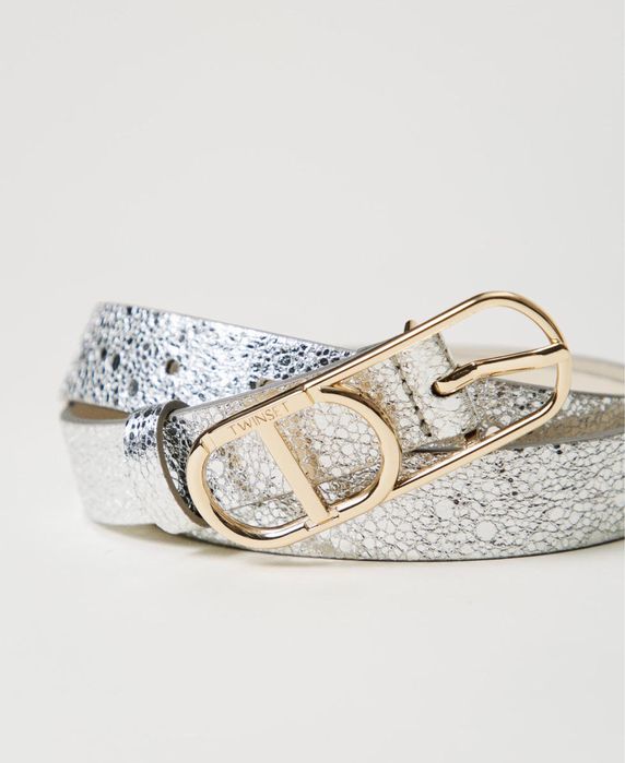 Twinset сребрист колан