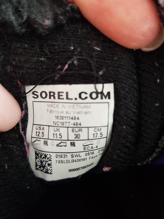Ботушки Sorel 30 номер