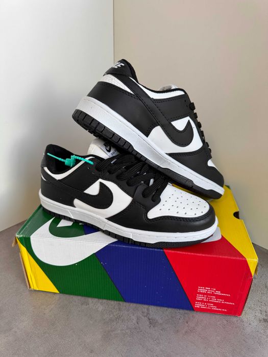 Adidași Nike AIR Dunk Panda, Unisex, NOI - Cu Cutie / Accesorii