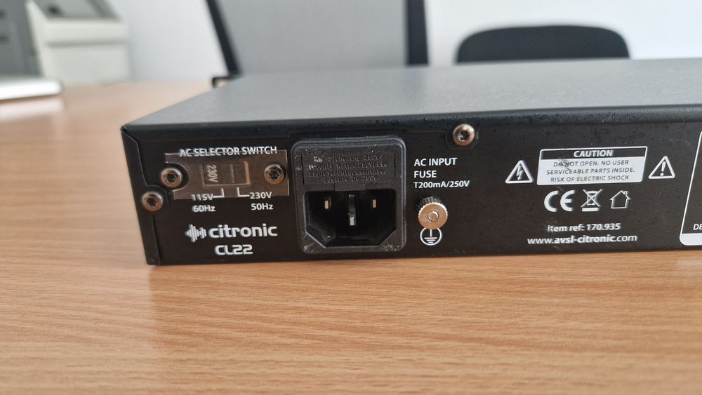 Compressor/Limiter Citronic CL22(NU DYNACORD FBT EV CROWN)