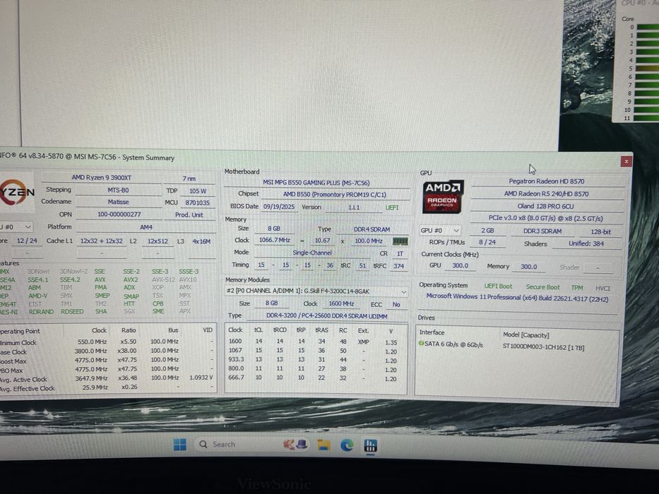 Procesor Ryzen 9 3900XT - DEFECT
