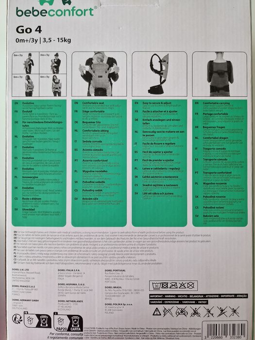 Кенгуру / Раница за бебеносене Bebe Confort Go4 НОВО