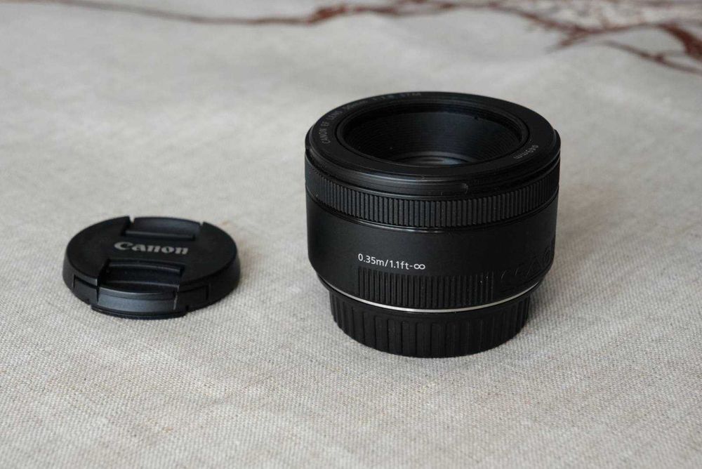 Obiectiv foto Canon EF 50mm F/1.8 STM, autofocus