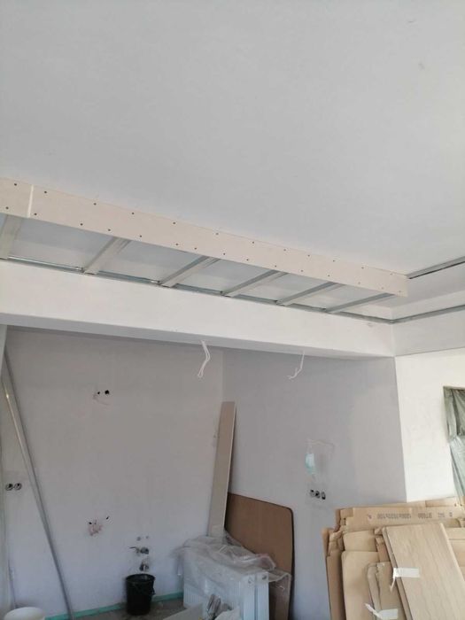 Качествени довършителни работи: шпакловка, гипсокартон и плочки