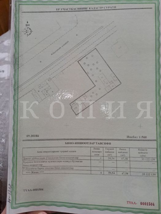 Продажа участка вдоль дороги ул Мухтара Ашрафи в сторону Рисового