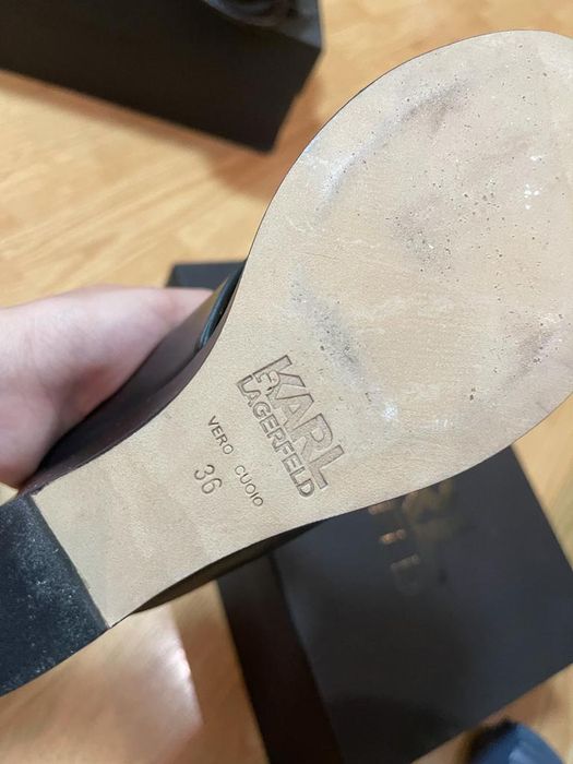 Танкетки Karl Lagerfeld чёрные