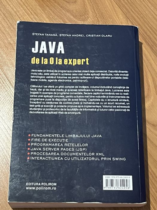 Carte “Java de la 0 la expert” - Ghid complet programare