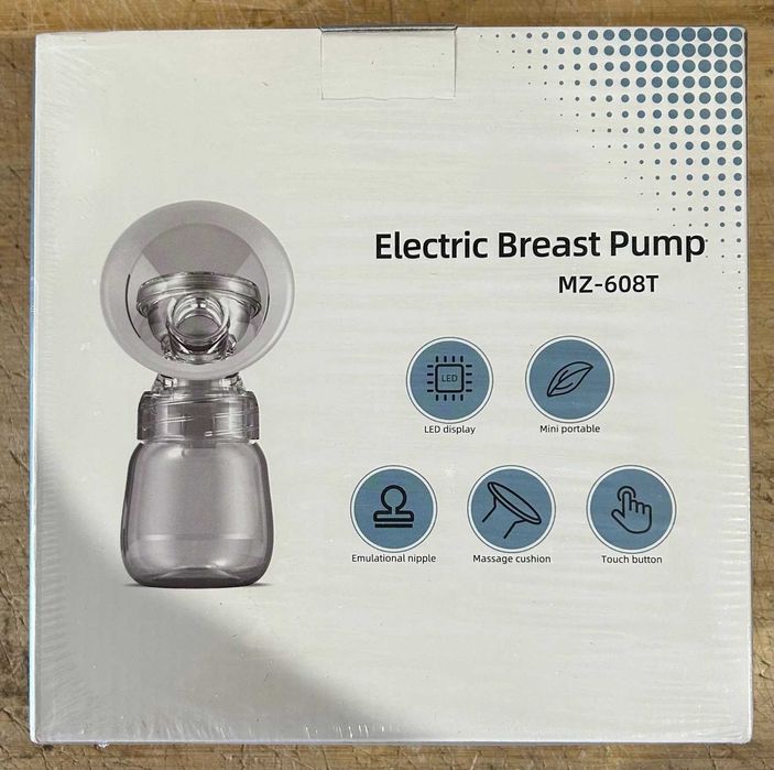 Pompă electrică de sân roz MZ-608T fără BPA, 9 niveluri, 3 moduri, portabilă, eficientă