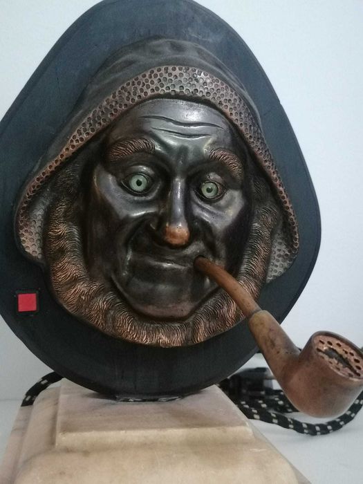 Statueta vintage cap de pescar 1920