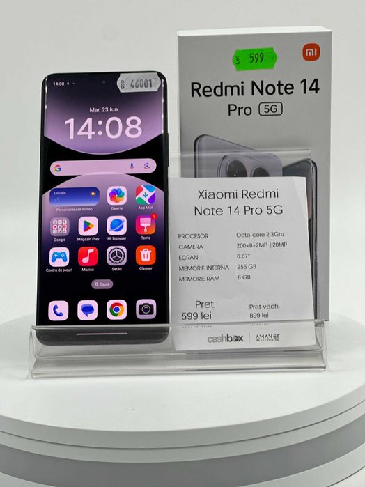 Xiaomi Redmi Note 14 Pro 5G 256GB Garantie 24 Luni CashBox
