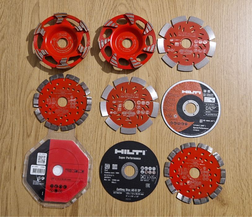 Hilti дискове за рязане и шлайфане