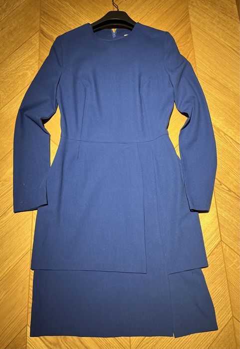 Vand rochie albastra midi TGH Fashion gen Poema marime S