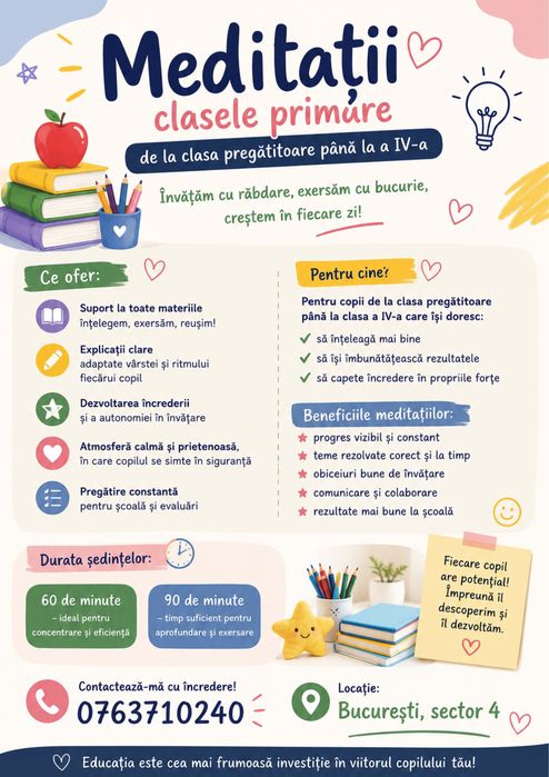 Pregătire clasele primare