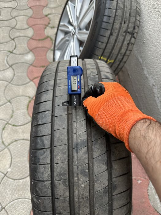 JANTE ORIGINALE AUDI A6 C8 R19 cu anvelope vara GoodYear 245/45 R19