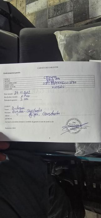 Vând atv cf moto 520 aproape nou, accept schimb cu model nou