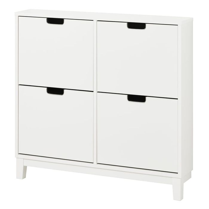 Nou, sigilat - Dulap pantofi Ikea Stall cu 4 compartimente, alb,