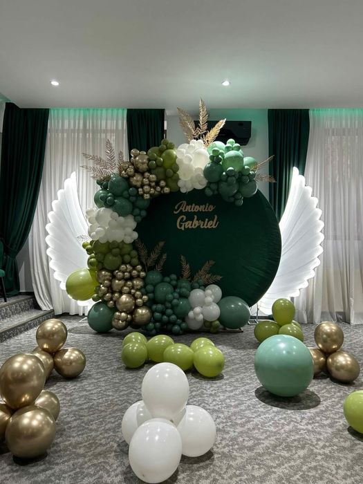 Arcada baloane/Oglinda foto/Photocorner floral/Aripi inger