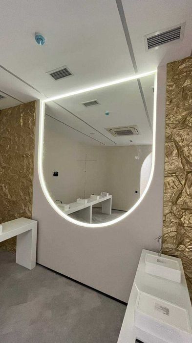 Зеркало на заказ дизайнерские зеркала с подсветкой. айна на заказ