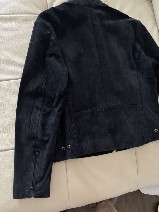 Geaca piele barbati Mango