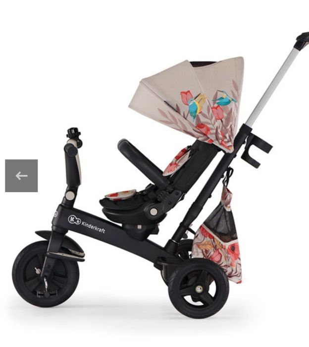 Tricicleta 4 in 1 kinderkraft rotativa cu pozitie de somn EASY TWIST B