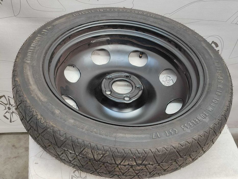 Roată de rezervă slim 5x108 135/80 R18 DOT 1612 Peugeot 508 (2011-2018) Cod:PS518001 (3D)