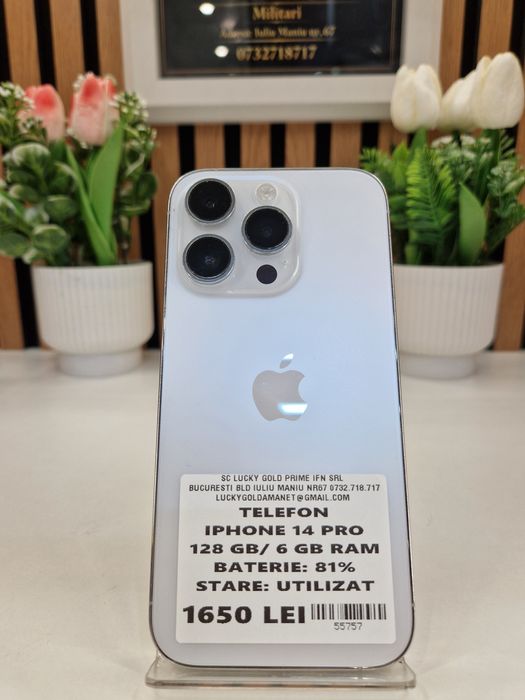 Iphone 14 Pro 128GB / 6GB RAM 81% Baterie Garantie! #55757