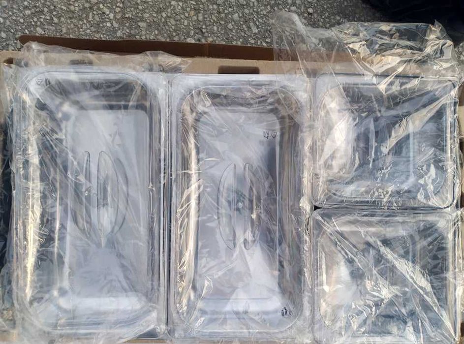 Уред за загряване на храна бюфет топла витрина бен мари 300W 4 к-ра