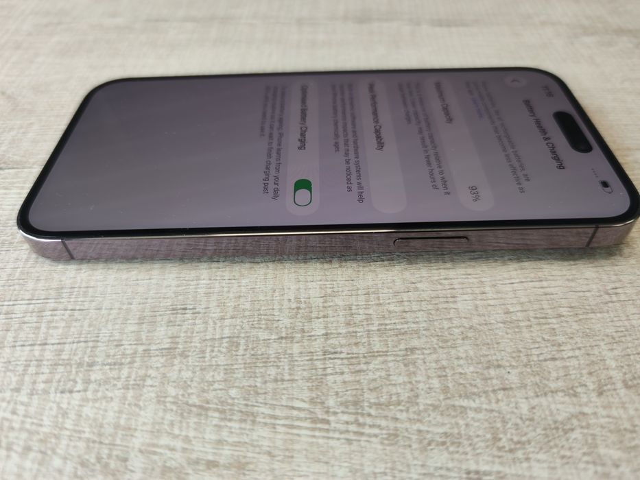 Apple iphone 14 pro Max 128gb Deep Purple 93% Battery